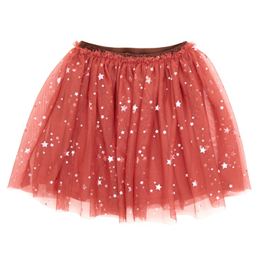 Younger Girls Foil Print Tutu Skirt
